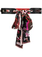 Emilio Pucci Scarf-detailed Belt - Black