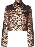Givenchy Leopard Print Grain De Poudre Jacket - Nude & Neutrals