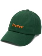Études Embroidered Logo Baseball Cap - Green