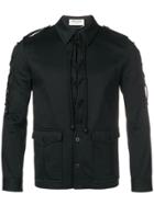 Saint Laurent Lace-up Shirt Jacket - Black