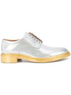 Maison Margiela Mirror Derby Shoes - Metallic
