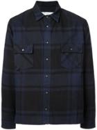 Off-white Checked Arrow Print Shirt - Blue