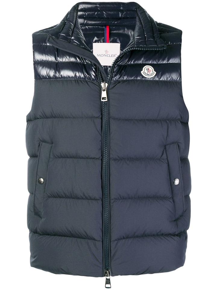 Moncler Deneb Down Gilet - Blue