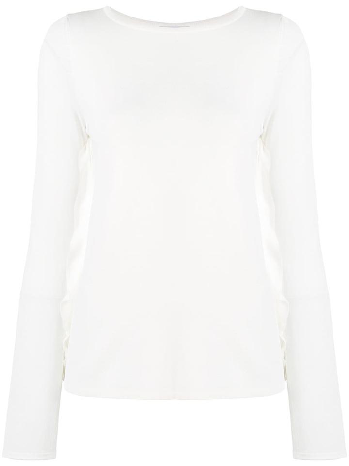 Max Mara Long Sleeve Top - White