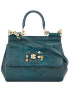 Dolce & Gabbana Mini Sicily Shoulder Bag - Blue