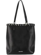 Dsquared2 Snap Button Trim Tote Bag - Black