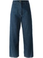 Lemaire Wide Leg Jeans, Women's, Size: 40, Blue, Cotton