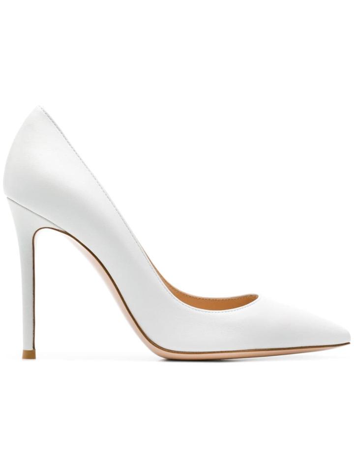 Gianvito Rossi Paris 100 Pumps - White
