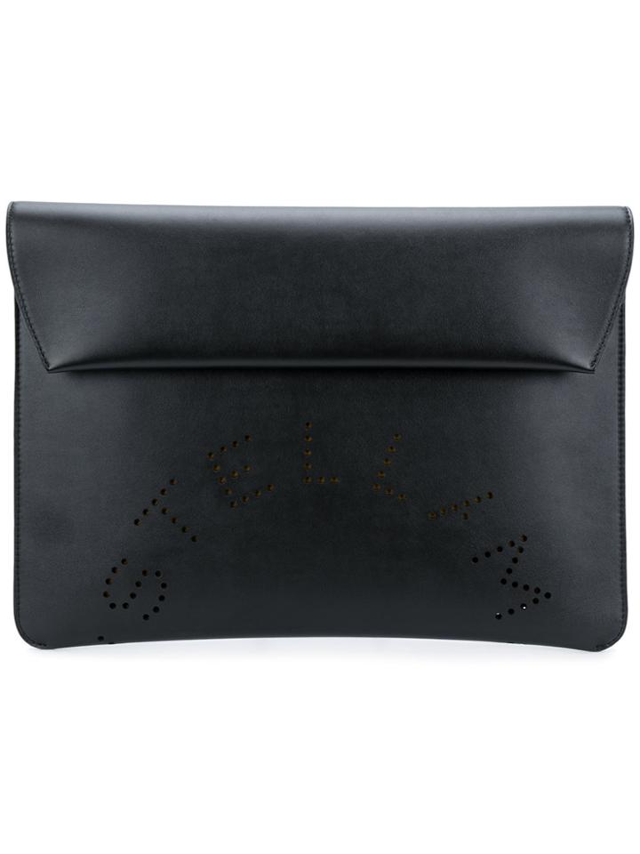 Stella Mccartney Stella Logo Clutch - Black