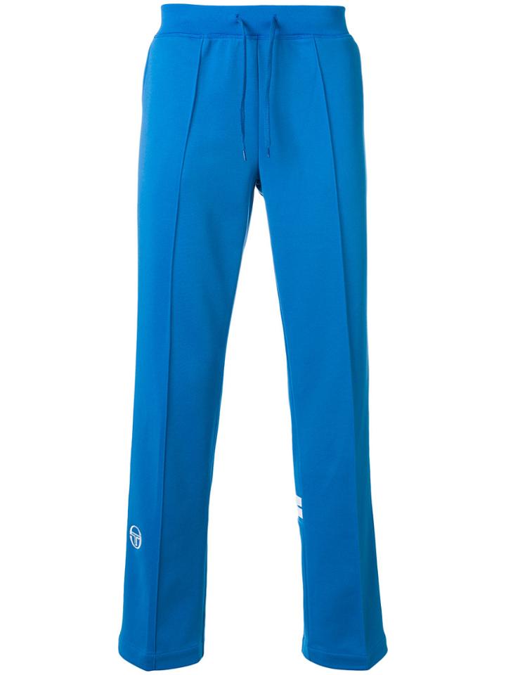 Sergio Tacchini Creased Drawstring Track Trousers - Blue