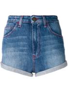 Philosophy Di Lorenzo Serafini Turned Up Hem Shorts - Blue