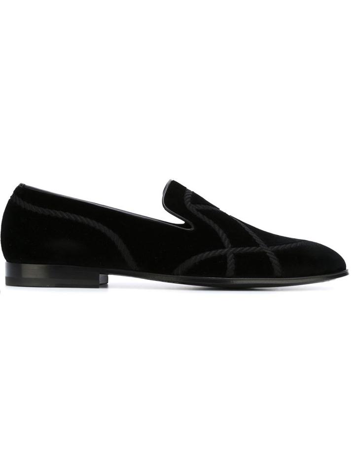 Alexander Mcqueen Rope Embroidered Slippers