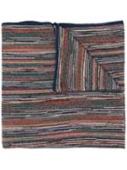 M Missoni Striped Print Scarf - Black