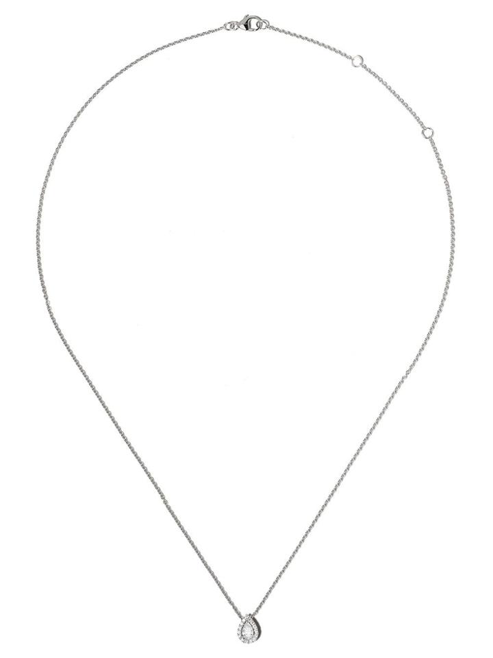 De Beers 18kt White Gold My First De Beers Aura Pear-shaped Diamond