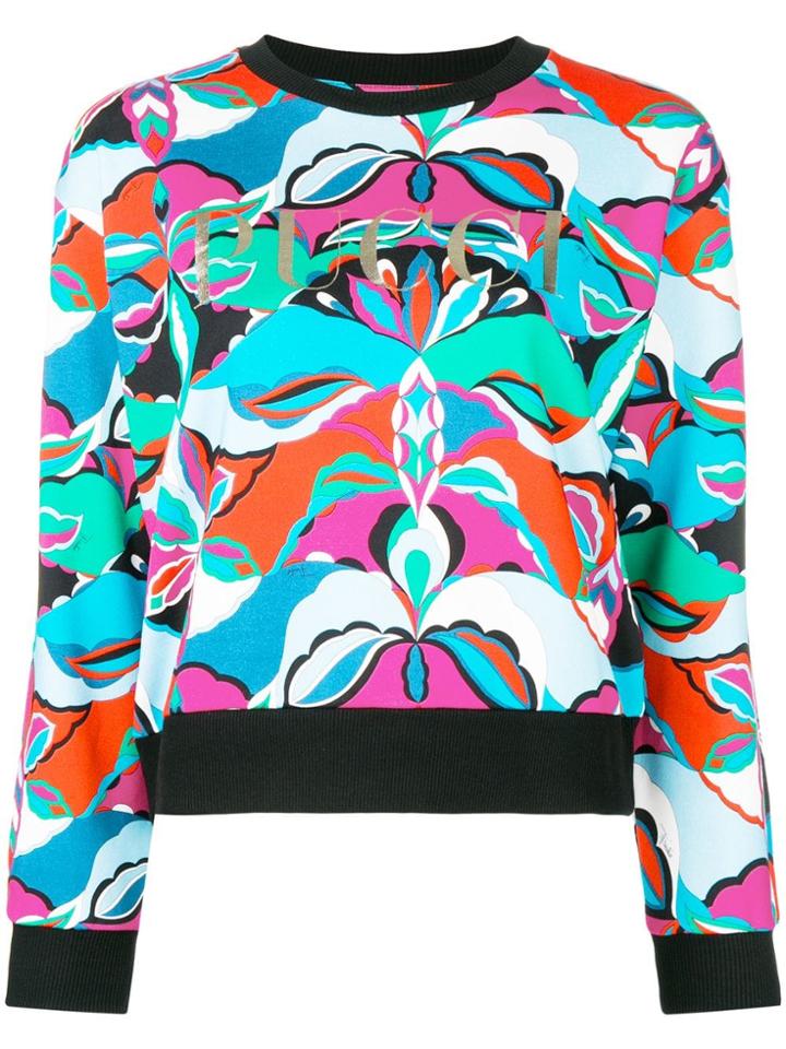 Emilio Pucci Psychadelic Print Sweater - Multicolour