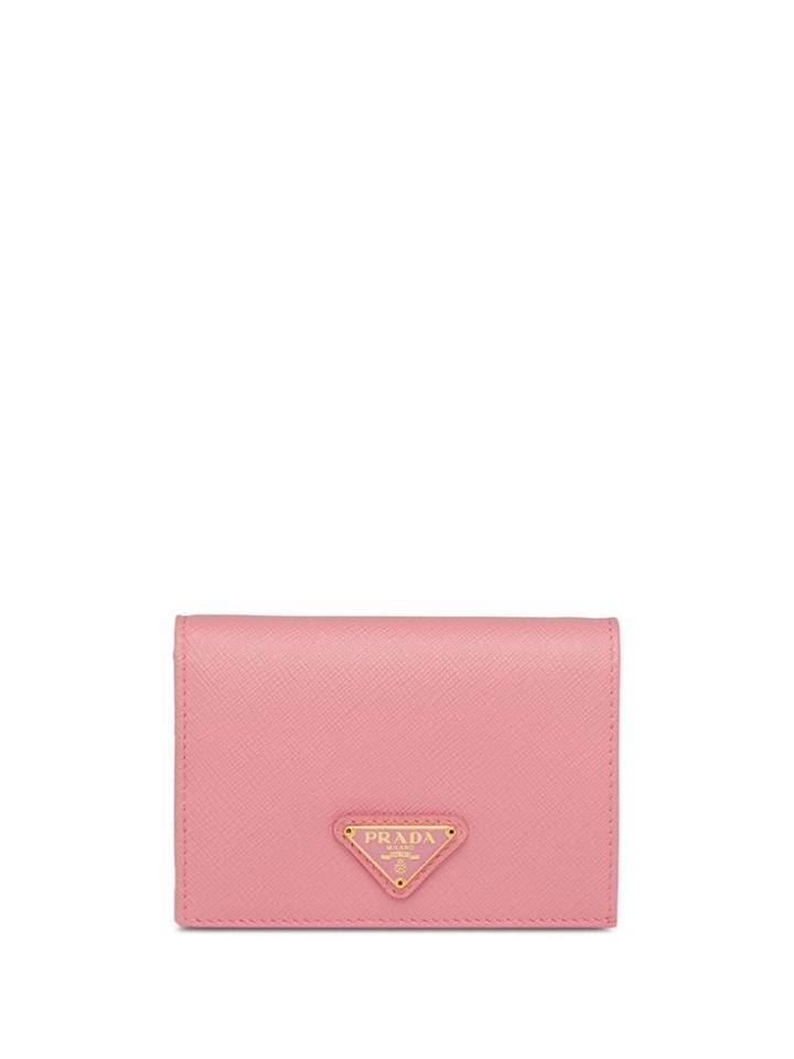 Prada Small Bi-fold Wallet - Pink