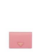 Prada Small Bi-fold Wallet - Pink
