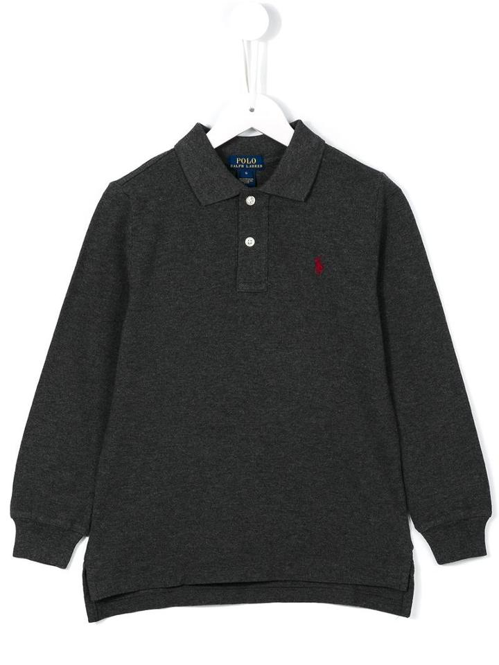 Ralph Lauren Kids Long Sleeve Polo Shirt, Boy's, Size: 6 Yrs, Grey