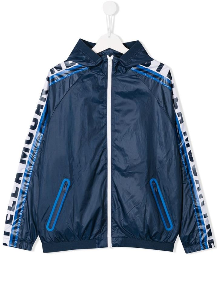 Stella Mccartney Kids Hooded Jacket - Blue