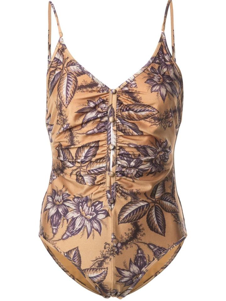 Zimmermann Castile One Piece Bathing Suit - Nude & Neutrals