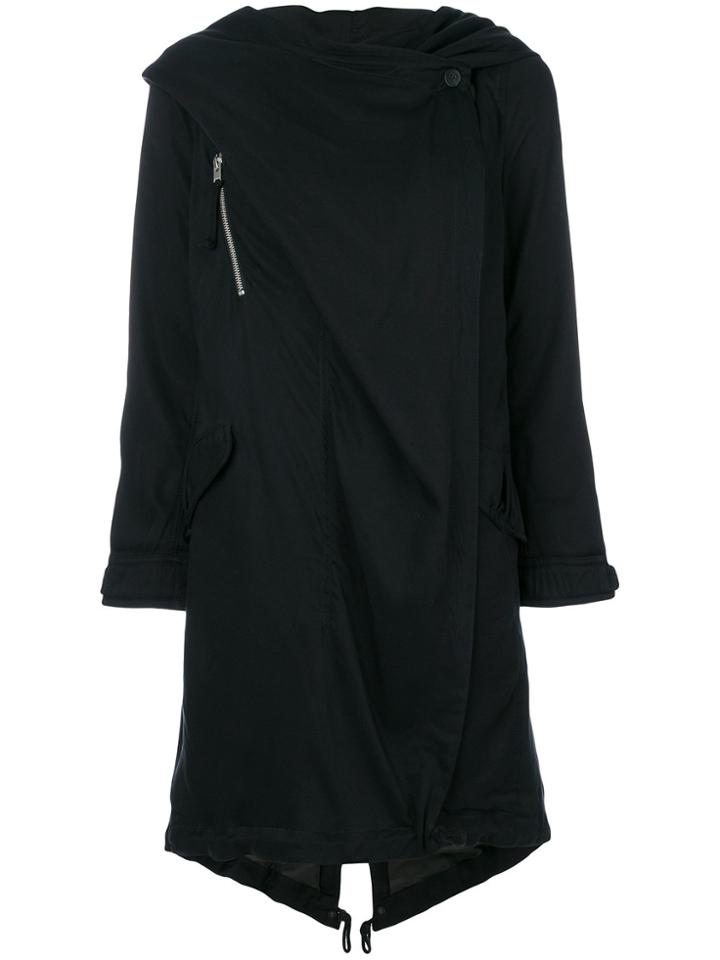All Saints Symmetric Parka Coat - Black