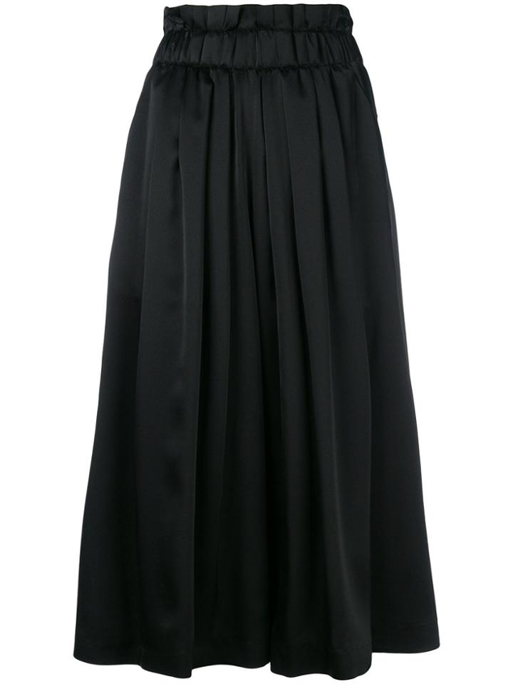 Comme Des Garçons Noir Kei Ninomiya High Waisted Full Skirt - Black