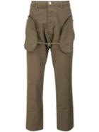 Mr. Completely Oval Pockets Straight Trousers