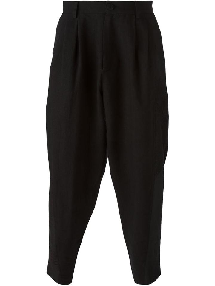 Isabel Benenato Drop-crotch Tapered Trousers