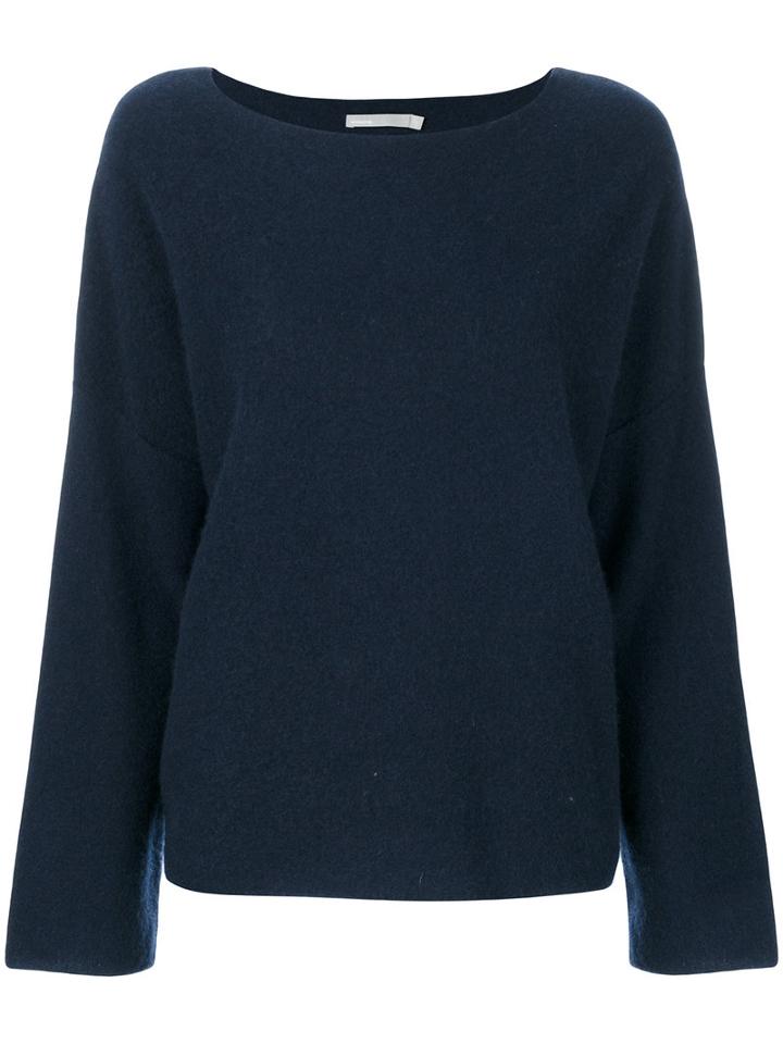 Vince - Cashmere Long-sleeve Sweater - Women - Cashmere - S, Blue, Cashmere
