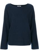 Vince - Cashmere Long-sleeve Sweater - Women - Cashmere - S, Blue, Cashmere