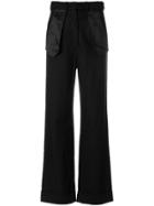 Marios Inside Out Pocket Trousers - Black
