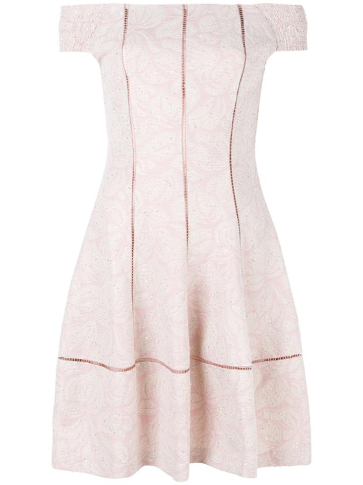 Talbot Runhof Mowgli Dress - Pink & Purple