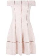 Talbot Runhof Mowgli Dress - Pink & Purple