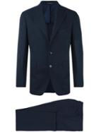 Tagliatore Two-piece Suit, Men's, Size: 56, Blue, Virgin Wool/cupro