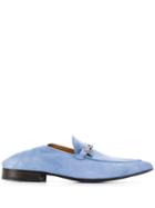 Roberto Cavalli Classic Loafers With Logo Plaque - Blue