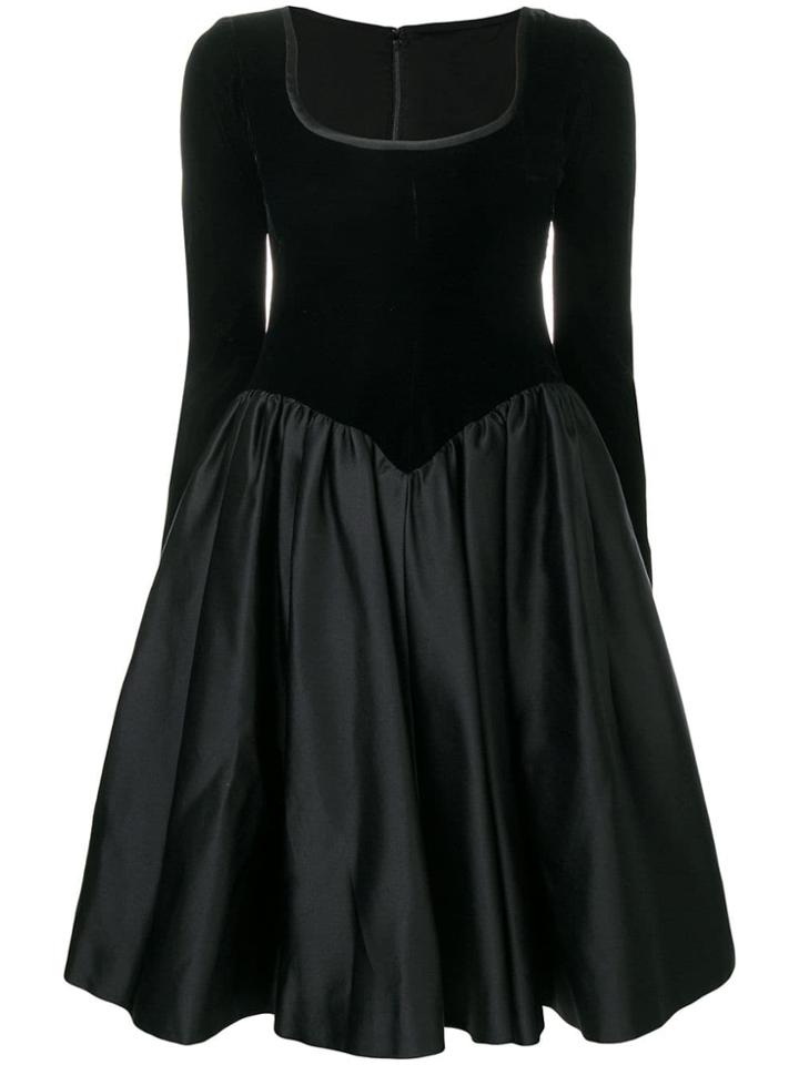 Yves Saint Laurent Vintage 1990's Flared Dress - Black