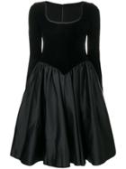 Yves Saint Laurent Vintage 1990's Flared Dress - Black