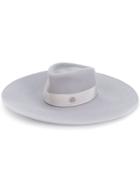 Maison Michel Wide Brim Hat - Grey