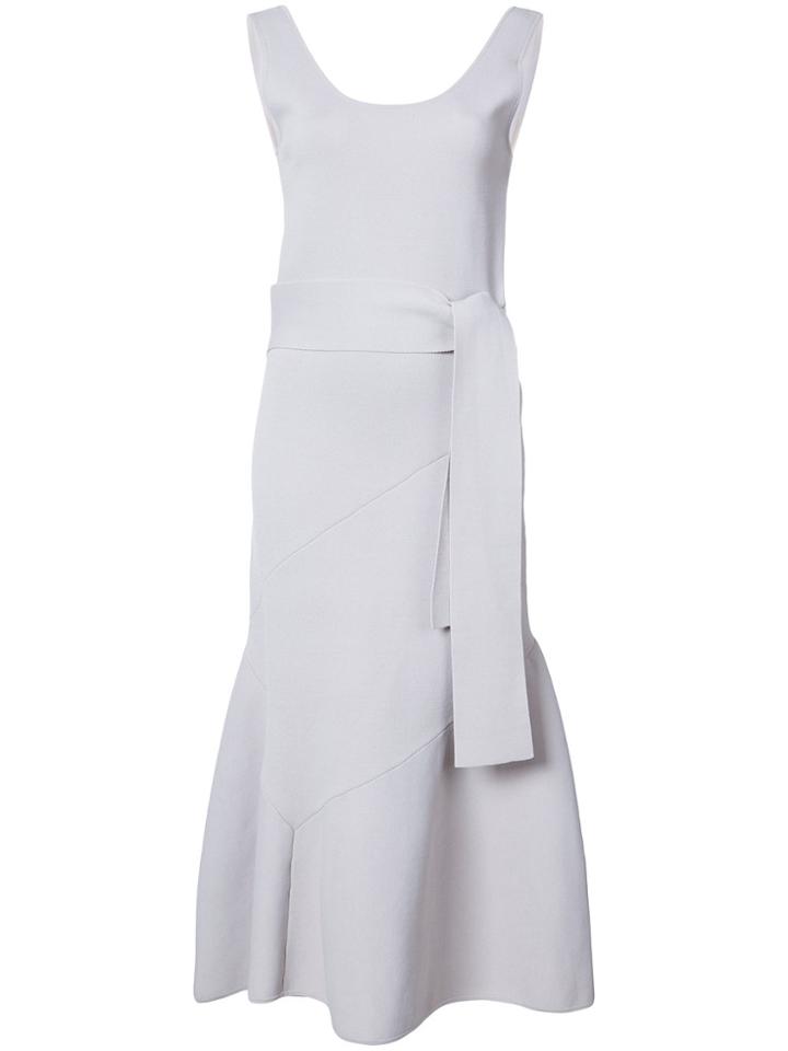 Rebecca Vallance Belted Knit Dress - Grey