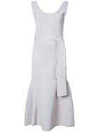 Rebecca Vallance Belted Knit Dress - Grey
