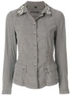 Marc Cain Embellished Button Jacket - Grey