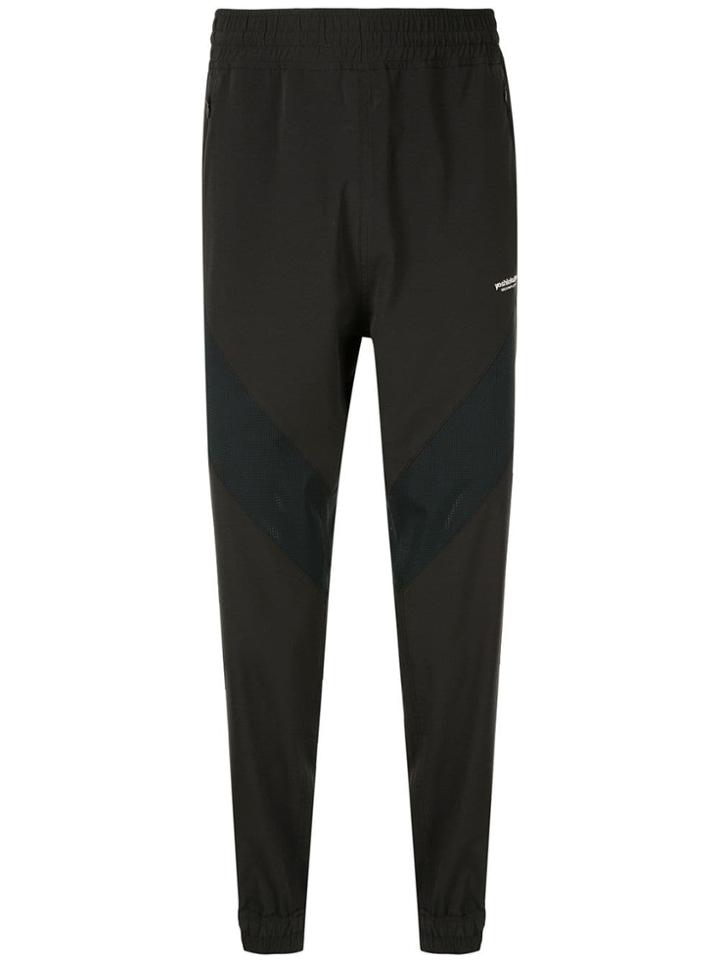 Yoshiokubo Tone On Tone Stripe Track Pants - Black