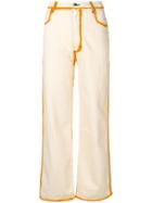 Eckhaus Latta Embellished Jeans - White