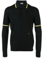 Dior Homme - Contrast Polo Shirt - Men - Polyester/virgin Wool - L, Black, Polyester/virgin Wool
