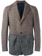 Wooster + Lardini Three Button Blazer, Men's, Size: 50, Nude/neutrals, Wool/nylon/viscose/cotton