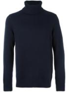Vince Turtleneck Sweater, Men's, Size: Small, Blue, Wool/cashmere