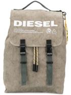 Diesel Denim Vintage Look Backpack - Neutrals