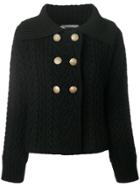 Alberta Ferretti Double Breasted Jacket - Black