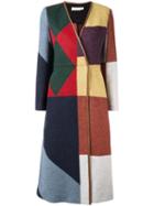 Tory Burch Concealed Fastening Mid Coat, Women's, Size: 2, Nude/neutrals, Acrylic/polyester/wool/lamb Skin