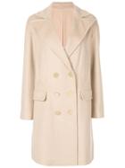 Giambattista Valli Double Breasted Coat - Nude & Neutrals